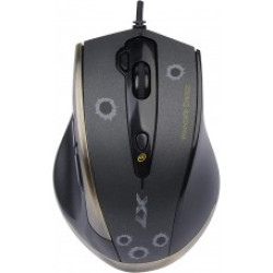 A4tech X7 V-Track F3 Gaming Mouse with Advanced Macro Script - 7 programmable Buttons - Rubberized Side Grip - 3000 CPI