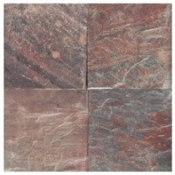Alcomex Home Copper Fire 12 in. x 12 in. Honed Quartzite Floor and Wall Tile (60 cases per pallet)