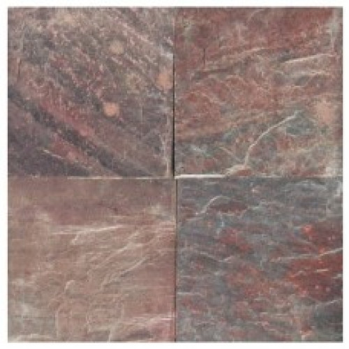 Alcomex Home Copper Fire 12 in. x 12 in. Honed Quartzite Floor and Wall Tile (60 cases per pallet)