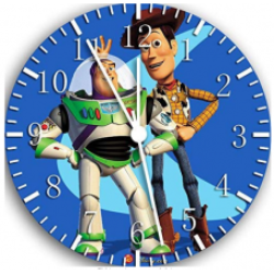 Borderless Toy Story Woody Buzz Wall Clock